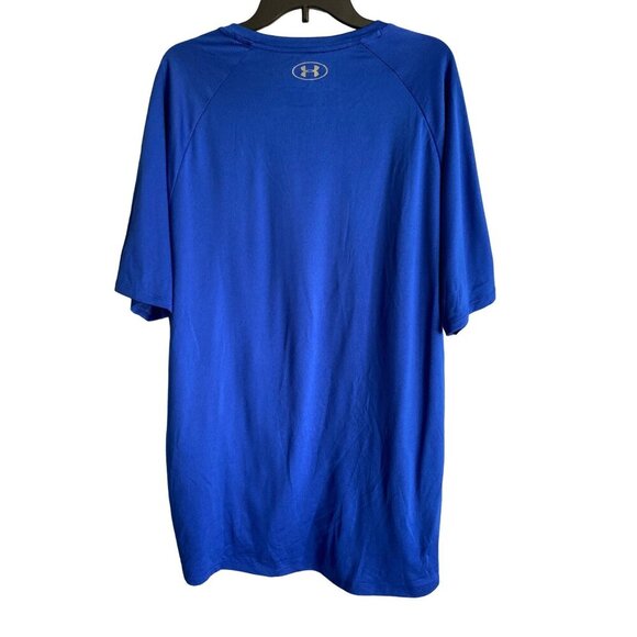 UNDER ARMOUR MEN'S BLUE SS TECH 1.0 TEE SZ 2XL - Picture 2 of 5